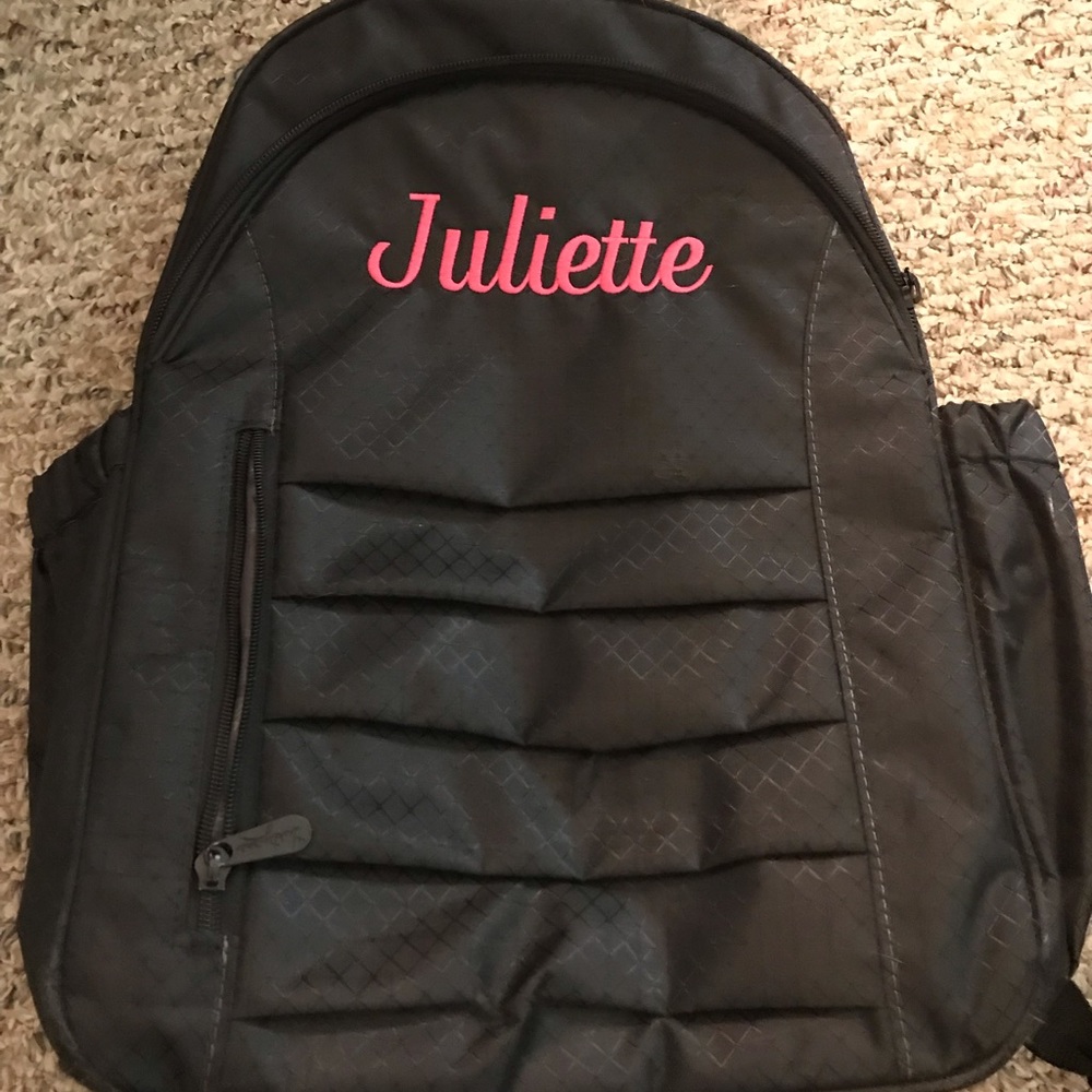 Thirty One backpack monogramed black
